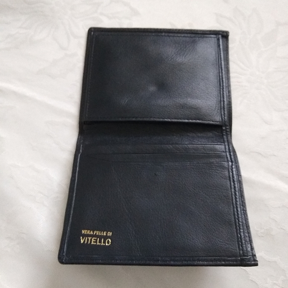 Vera Pelle di Vitello leather bifold wallet